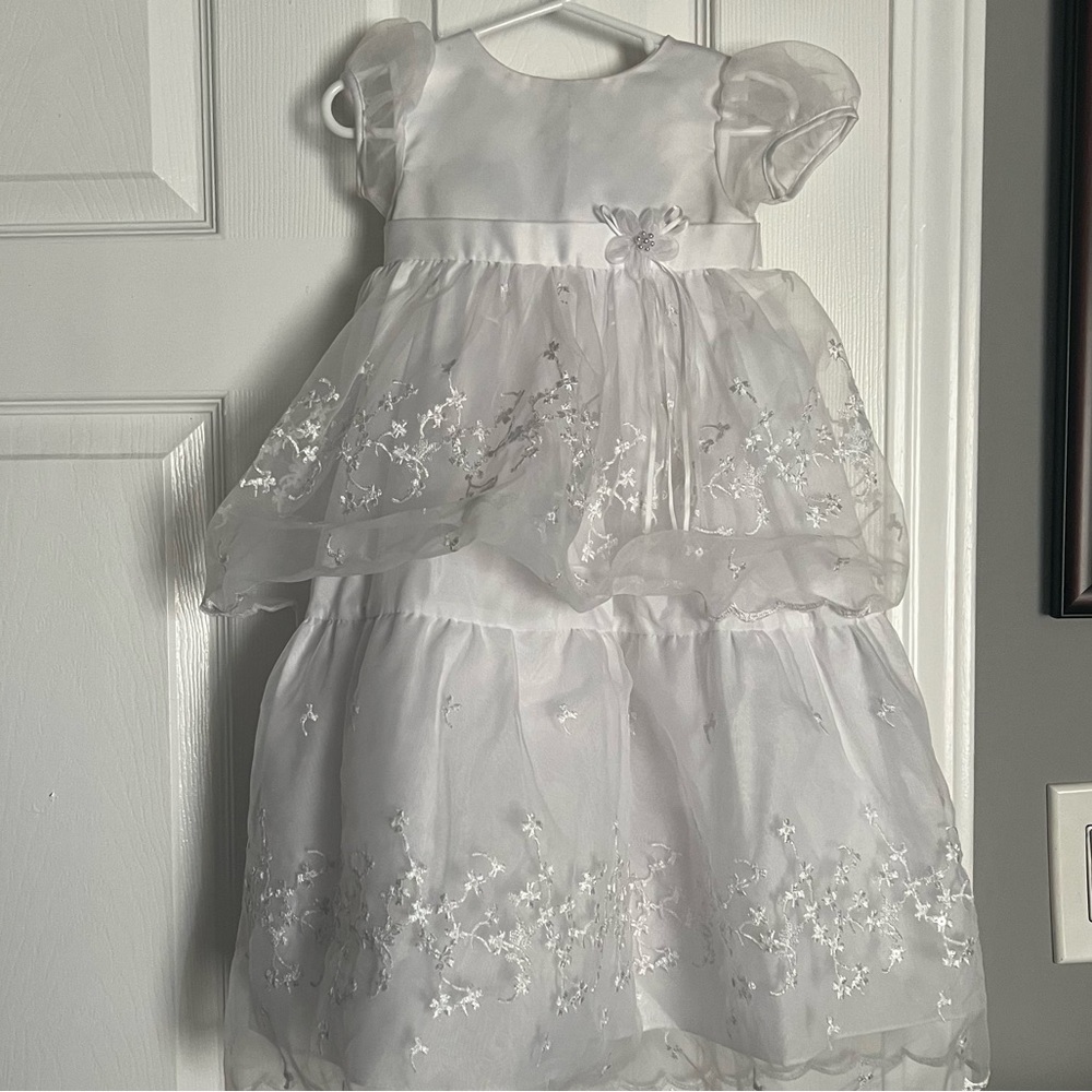 baby Girl baptism dress 6-9 months